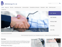 Tablet Screenshot of bcbbrokerage.com